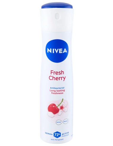 Nivea Deodorante Spray - 150ml - Fresh Cherry - 72h - Antibatterico